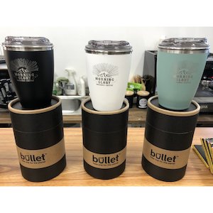 Health food: Morning Glory Stainless Steel Twin Wall Reusable Coffee Cups 8oz