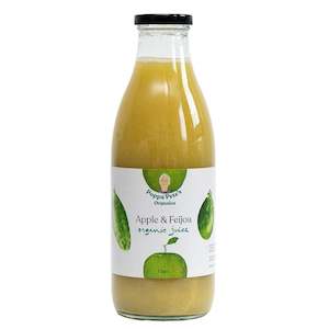 Poppa Pete's Organic Apple & Feijoa Juice 1L