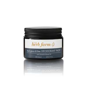 Health food: The Herb Farm Black Spruce & Lime Deodorant Paste 50ml