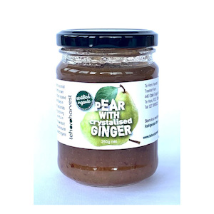 Te Horo Harvest Pear & Crystalized Ginger Jam 250g