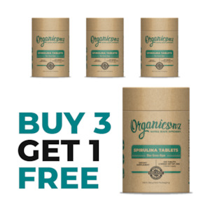 Organic Spirulina Tablets 3 get 1 free