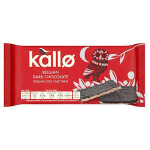 Kallo - Organic Dark Chocolate Rice Thins - [90g]