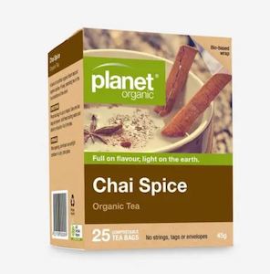 General store operation - mainly grocery: Planet Organic - Organic Chai Spice Tea - [25bags]