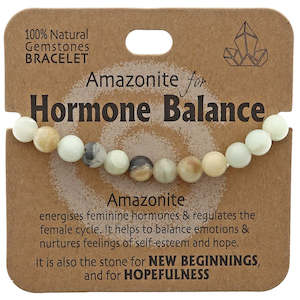 General store operation - mainly grocery: Amazonite for Hormone Bracelet - [x1]