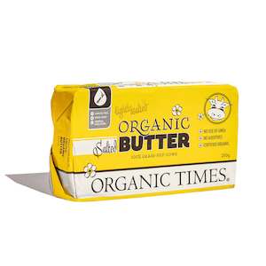 Organic Times - Organic Salted Butter - [250g] - In Store/Click & Collect Only