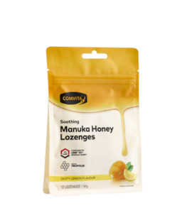 Comvita Lozenges - Manuka Honey & Lemon - [12 Pack}