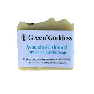 General store operation - mainly grocery: Green Goddess - Castile Soap Bar - Unscented - [Approx 90g]