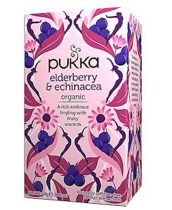 General store operation - mainly grocery: Pukka - Organic Elderberry & Echinacea Tea - [20 Bags]