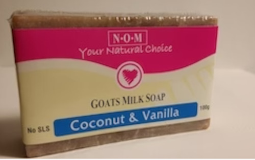 N.O.M. - Gaots Milk Soap [Coconut & Vanilla] - [100g]