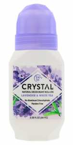 Crystal - Deodorant Roll On (Lavender & White Tea) - [66ml]