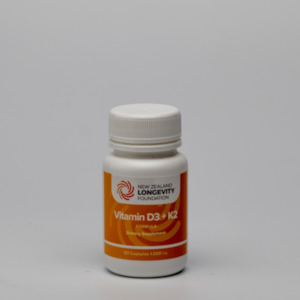 General store operation - mainly grocery: New Zealand Longevity Foundation - Vitamin D3 + K2 - [60 Capsules]