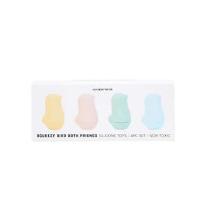 Homewares: Silicone Squeezy Bath Toys - Birds