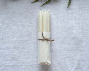 Petite Taper Candle | Ivory | Set of 8