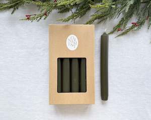 Gift: Olive Taper Candle | Set of 10