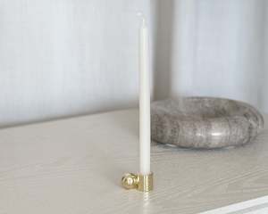 Gift: Palloa Brass Candle Holder | Low