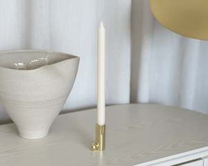 Palloa Brass Candle Holder | Tall