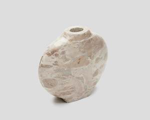 Butterscotch Marble Vase | Ellipse