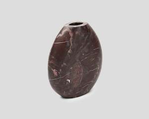 Gift: Rosso Marble Vase | Teardrop