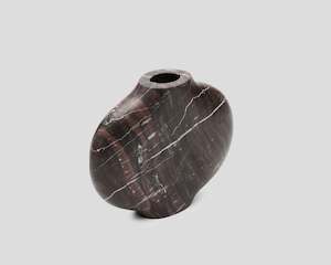 Rosso Marble Vase | Ellipse