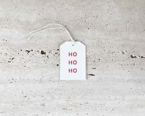 HO HO HO Gift Tag