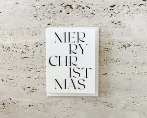 Modern Merry Christmas Card