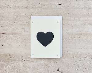 Love Typography Card