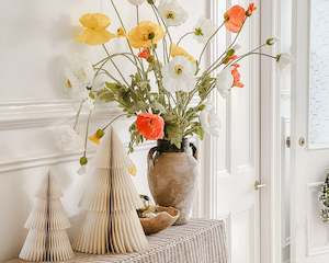 Faux Poppy Stems