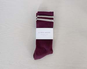 Gift: Le Bon Shoppe | Extended Boyfriend Socks | Maroon