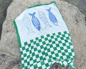 LAND Essentials Cotton Sarong | Deep Sea