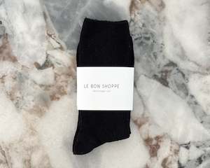 Gift: Le Bon Shoppe | Trouser Socks | Black