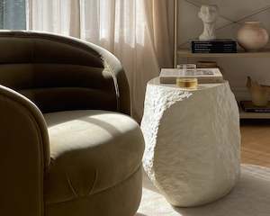 Special Studio | Rock Side Table | Eggshell