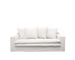 York 2 Seater Sofa | Milk