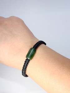 New Zealand Pounamu bead Bracelet (Large)