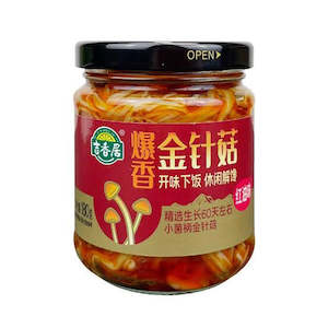 JI XIANG JU CN Pickled Spicy Enoki Mushroom 180g