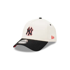 NEC-D57 (New era 940 A frame ivory blaze new york yankees snapback chrome white/…