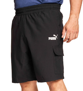 PA-D11 (Puma essentials woven cargo shorts black) 102493000