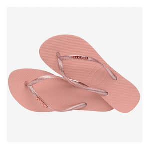 Ha-ww4 (havaianas Slim Logo Metallic 0046 Rose) 81892200