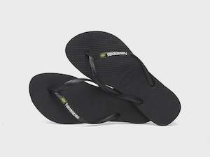 HA-WU4 (HAVAIANAS SLIM BRAZIL 0090 BLK) 81891950