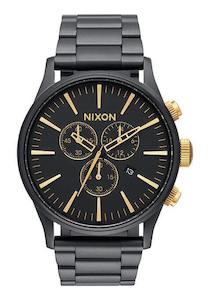 NX-I (Sentry chrono - matte black/gold) 720924782