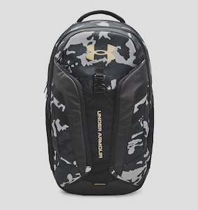 UAE-A3 (Under armour unisex hustle pro backpack black/metallic gold) 22495652