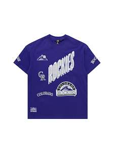 MJA-B12 (Majestic vintage sport boxy oversize tee rocks faded purple) 92393913