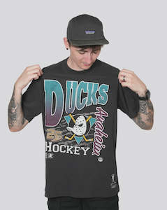 MNA-A39 (Mitchell & ness basket tee ducks overdyed black) 112493478