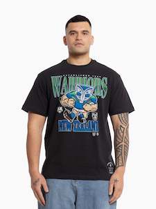 Shoe: MNA-M38 (Mitchell & ness mascot character tee nz warriors faded black) 102493043