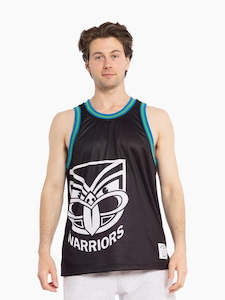 Shoe: MNA-N38 (Mitchell & ness big face mesh tank nz warriors black) 102494782