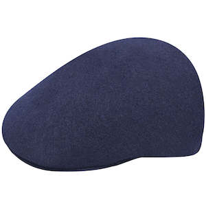 K-I (Kangol 507 seamless wool cheese cutter hat dark blue) 32496200