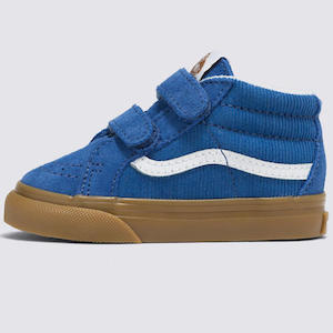 Shoe: V-Q15 (Vans toddler sk8-mid reissue velcro croduroy pop blue) 32494436