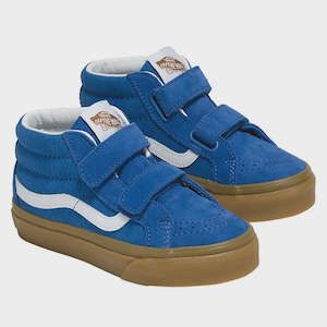 V-O15 (Vans sk-8 mid reissue velcro corduroy pop blue) 32494880