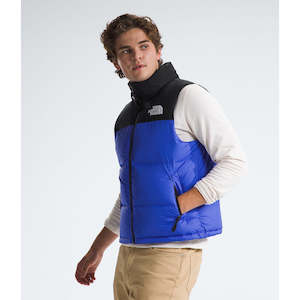 NFA-D4 (The north face men's 1996 retro nuptse vest solar blue) 424919130