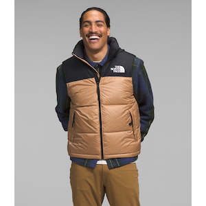 NFA-G3 (The north face mens 96 retro nuptse vest almond butter/black) 1123919130