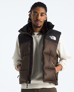 NFA-S5 (The north face 96 retro nuptse vest smoky brown/black) 924919130